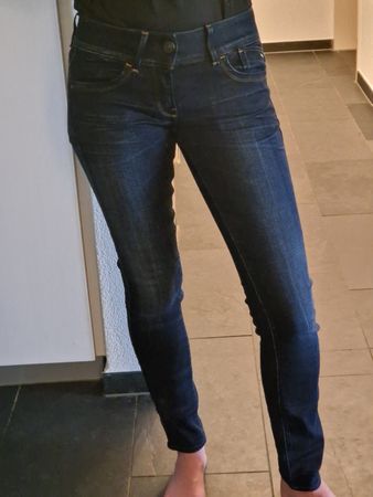 G-Star RAW Lynn Mid Skinny Damenjeans W27/L32 - blau