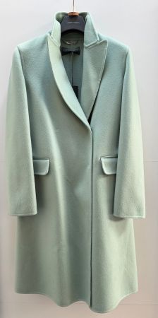 Alberta Ferretti Wollmantel mintgrün – neu, Gr. IT 40
