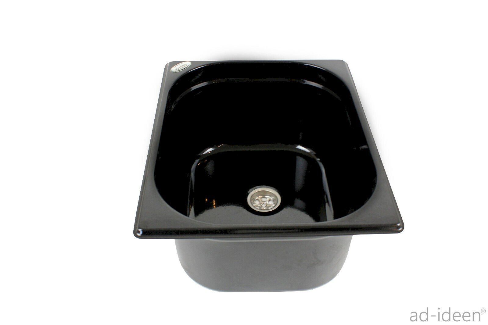Igiene: Edelstahl Spülbecken + Ablauf Schwarz – Nuovo e nell'imballaggio originale da Bottighofen venduto da zaap 1
