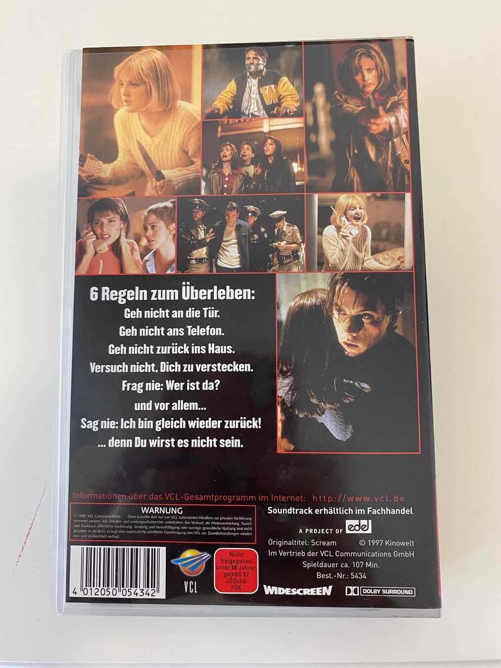 Tutti i VHS: Retro "Scream" VHS Videokassette – Usato da Niederhelfenschwil venduto da Chleeblatt1938 1
