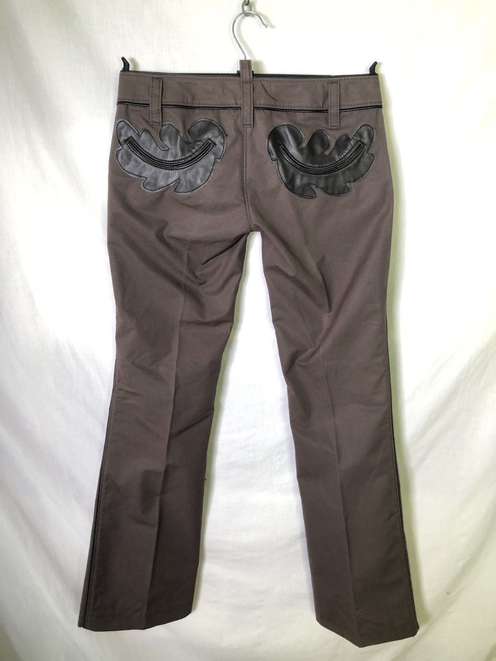 Dsquared2 Pantaloni: Dsquared2 Braune Hose mit Leder 36 neu – Nuovo (secondo la descrizione) da Coppet venduto da Vanessamode 5