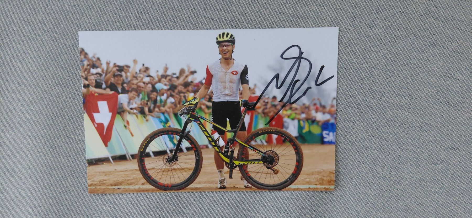 Autogramme: Autogramm Nino Schurter – Gebraucht aus Schmerikon von Olympia04