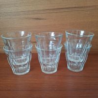 6 verres Duralex vintage