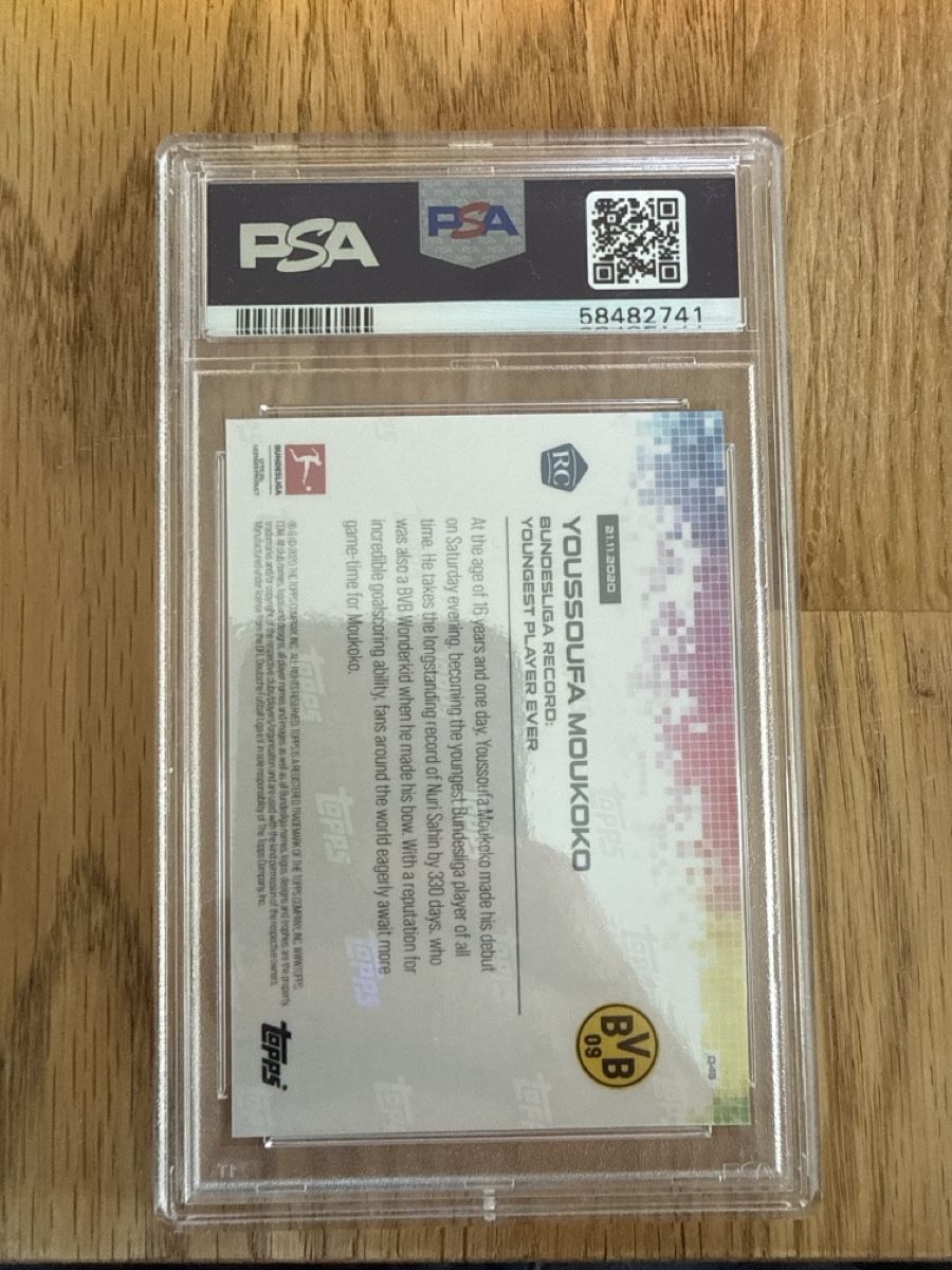 Topps Cartes à collectionner: 2020 Topps Now YOUSSOUFA MOUKOKO PSA 10 GEM MT – Neuf (Voir description) à Grabs par EDU2026 1