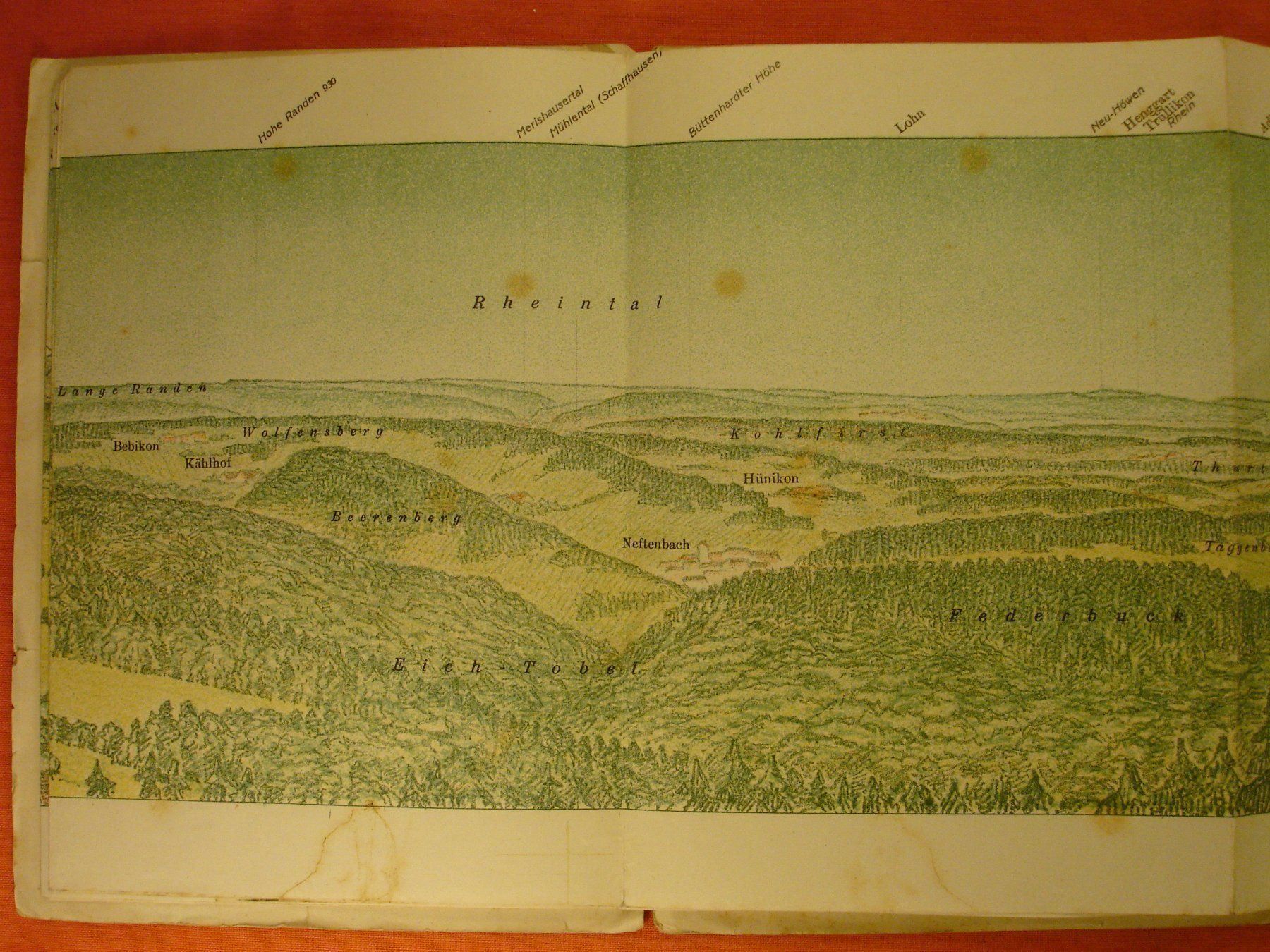 Libri: PANORAMA BRÜTTEN, 1921 – Usato da Grüningen venduto da Kartensammler 5