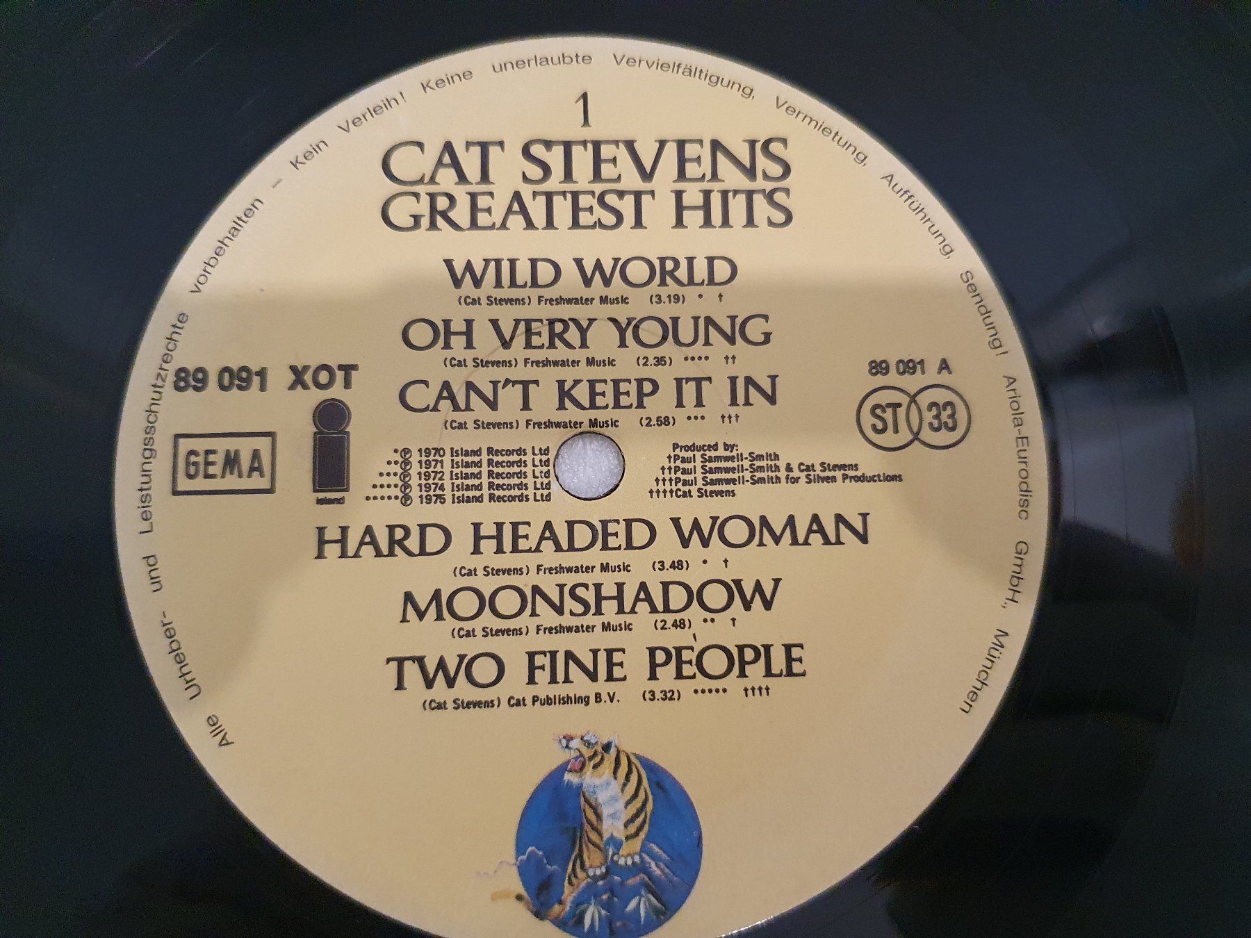 Dischi in vinile: Cat Stevens – Greatest Hits – Usato da Uster venduto da Vinyl-Leidenschaft 6