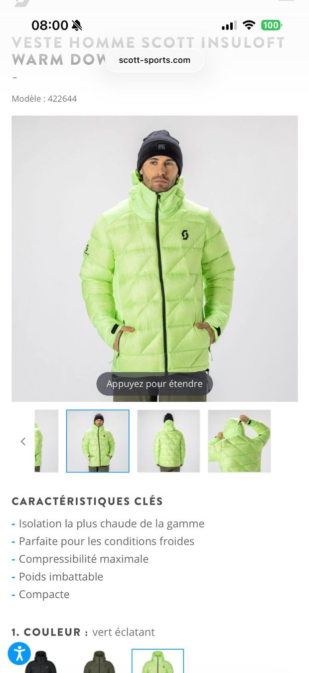 Scott Giacche: Veste SCOTT Insuloft – Nuovo (secondo la descrizione) da Lausanne venduto da zailuf 1