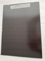 CFK-Platte 165x225       Dicke 1,9mm