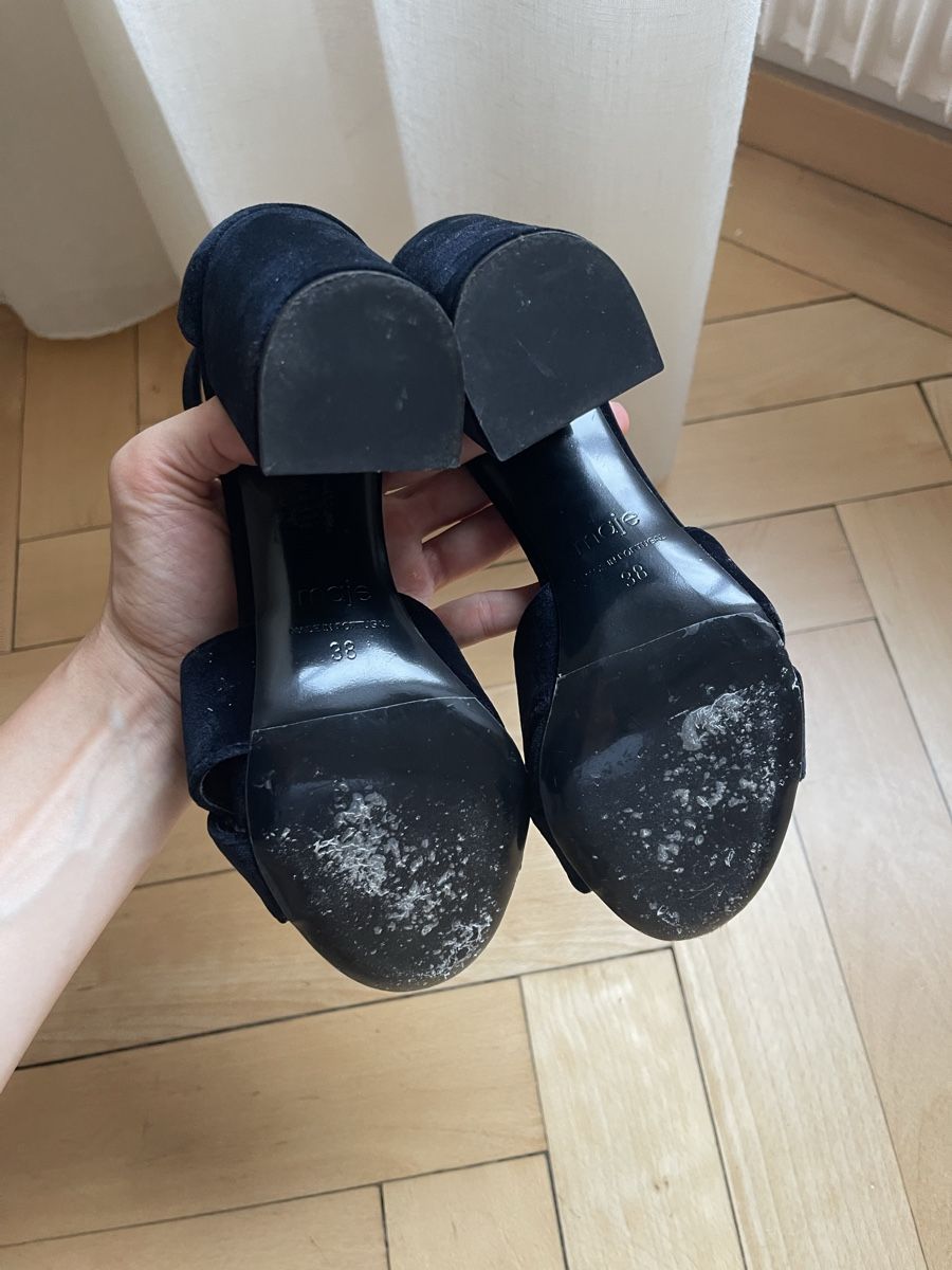 Maje Scarpe da donna: Maje suede dark blue high heels EU38 – Nuovo (secondo la descrizione) da Zürich venduto da flo_8x2x 2