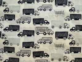 Stoff Kinder Design Lastwagen Baumwolle OEKO-TEX® neu