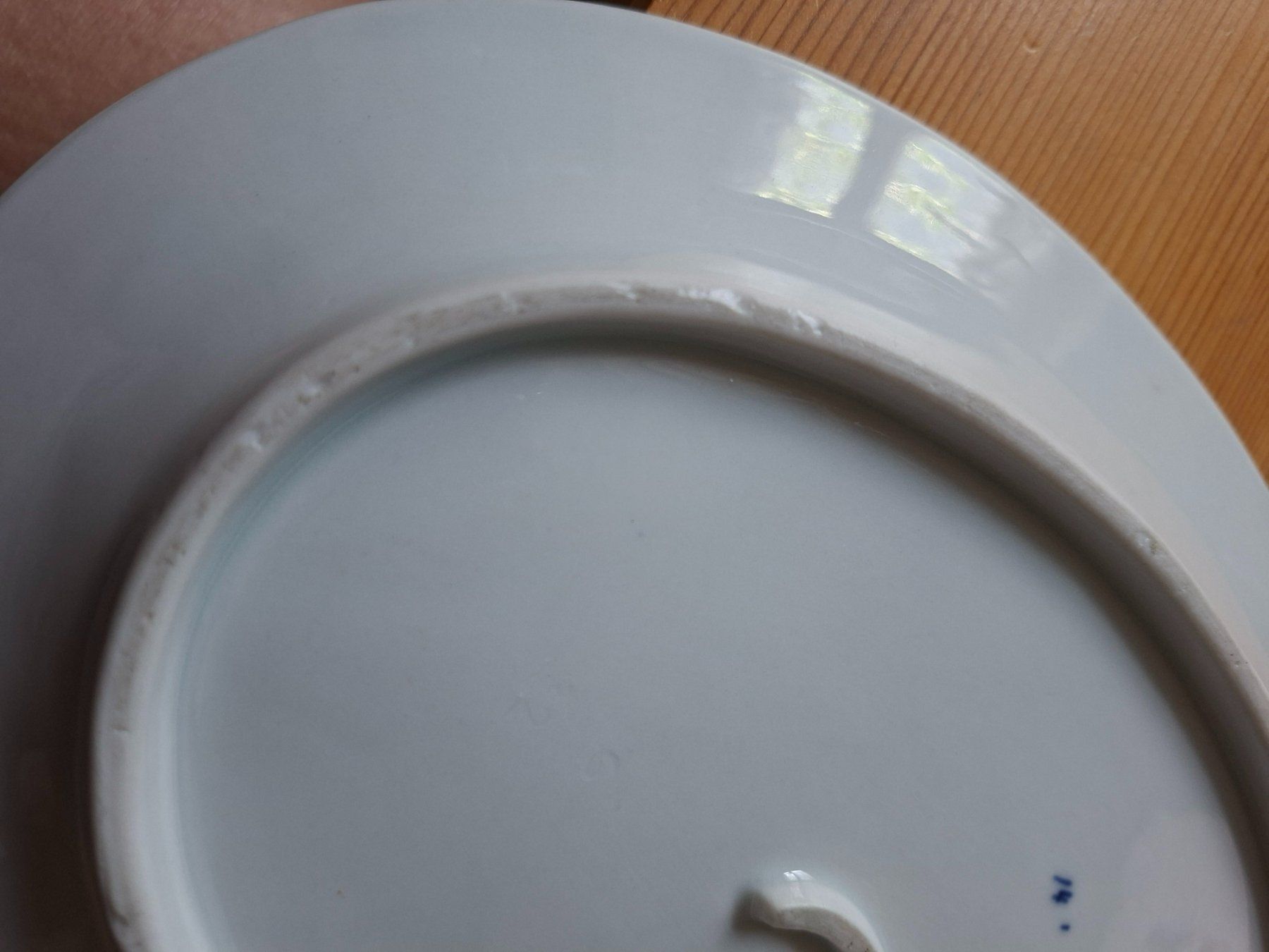 Servierplatten: Rauenstein Servierplatte Strohblumenmuster Fähnchenmarke – Gebraucht aus Glarus von Walther06 3