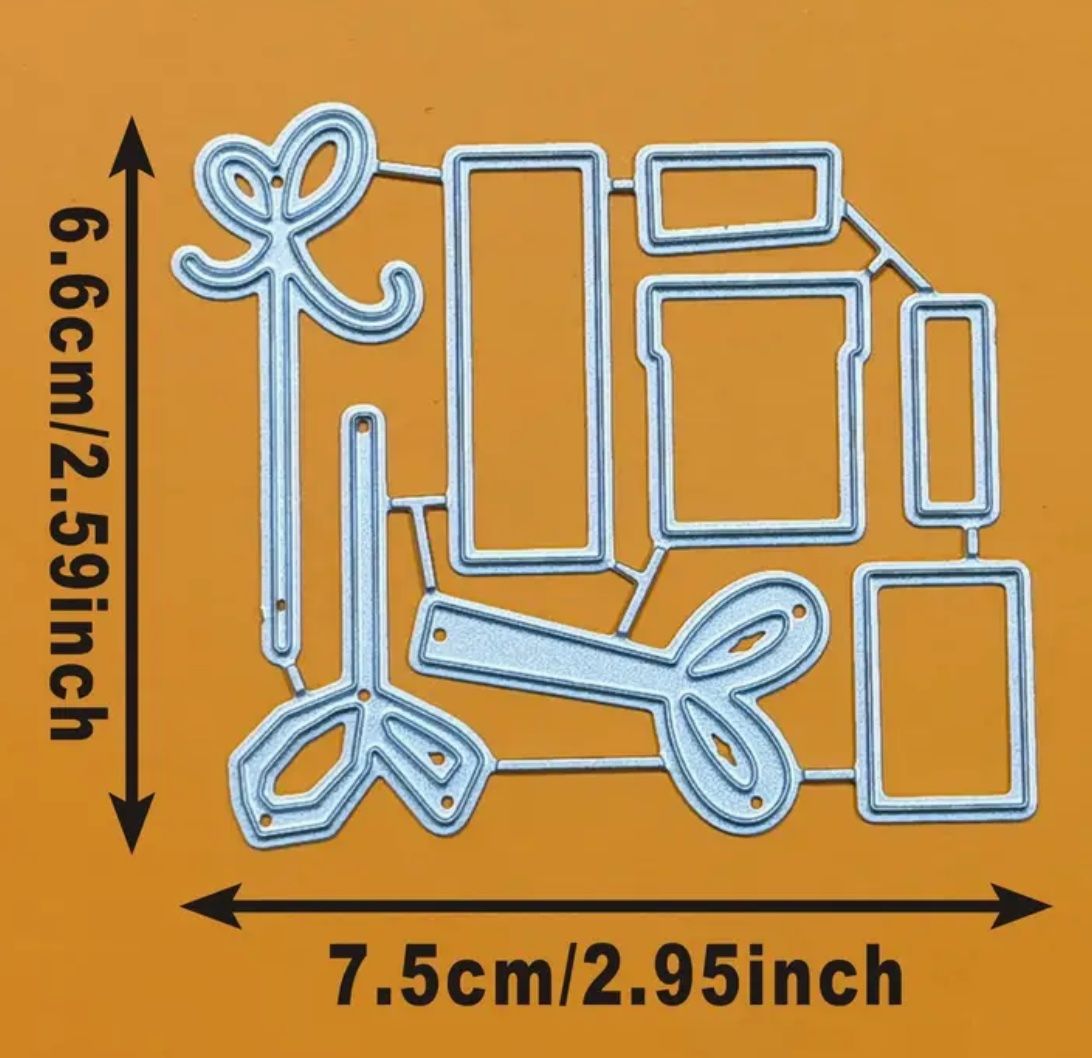 Schablonen: Geschenke mit Schlaufen - Stanzschablonen – Neu und originalverpackt aus Frenkendorf von jazzplatten 1