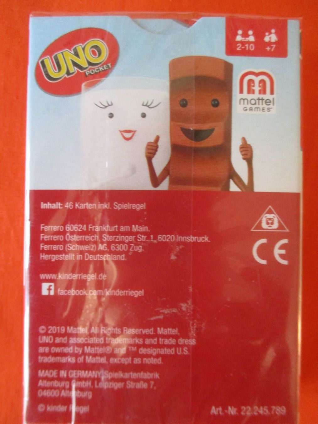 Mattel Spiele: UNO Pocket Kinderriegel – Neu und originalverpackt aus Birsfelden von alles-muss-raus 1