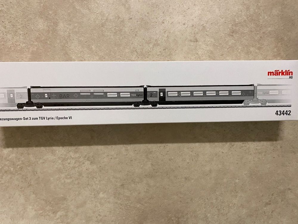 Märklin 37792 H0 SBB TGV Lyria + Wagen 43422 | Wie neu! (Neu (gemäss