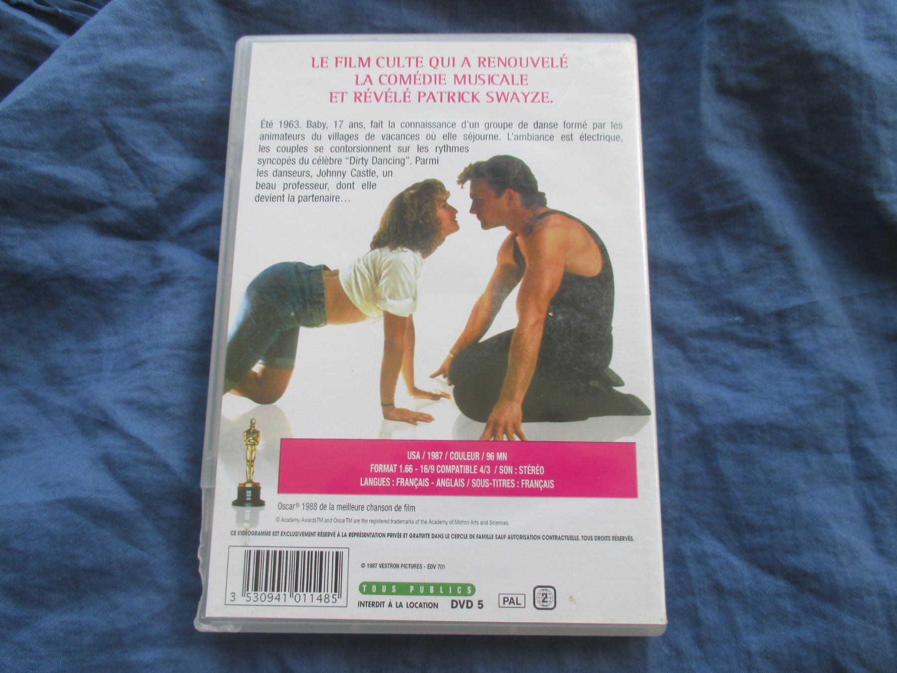Tutti i DVDs: Dirty Dancing (Patrick Swayze) – Usato da Colombier NE venduto da nene288 1