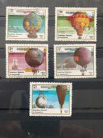 Kambodscha 1983 Lot Briefmarken mit Ballon gestempelt