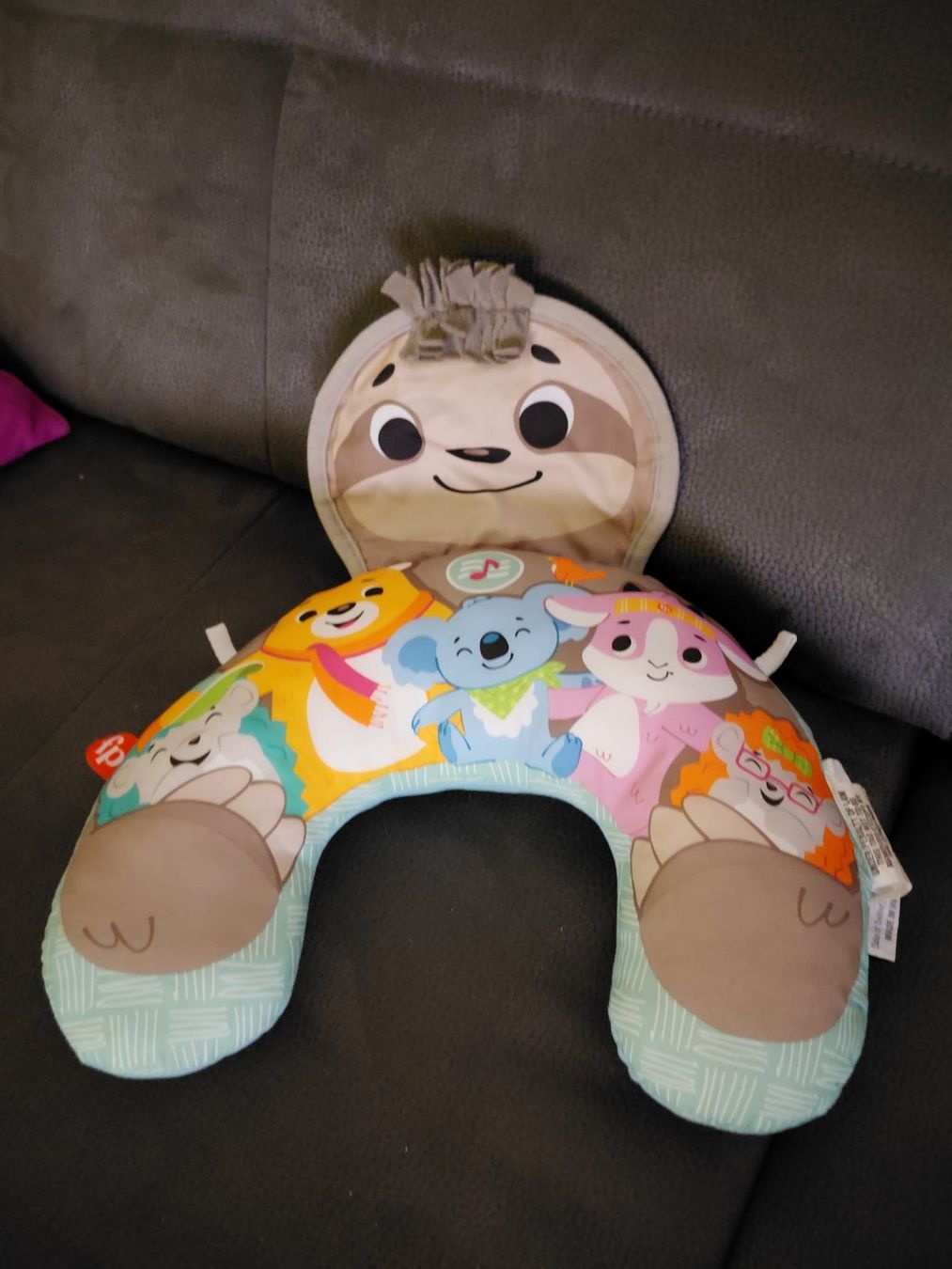 Fisher-Price Giocattoli: Sloth play cushion with vibration and music – Nuovo (secondo la descrizione) da Basel venduto da dimspil