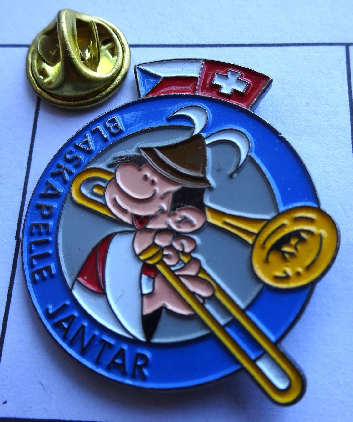 Plaketten & Abzeichen: Pin Blaskapelle JANTAR – Gebraucht aus Utzenstorf von BUtter81