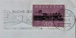 Werbestempel 24.3.82 (Buchs SG) auf Beleg