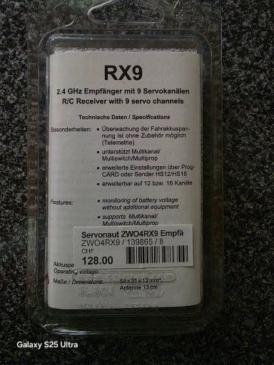 Modellismo RC: RX9 – Nuovo e nell'imballaggio originale da Roggwil BE venduto da rucki69