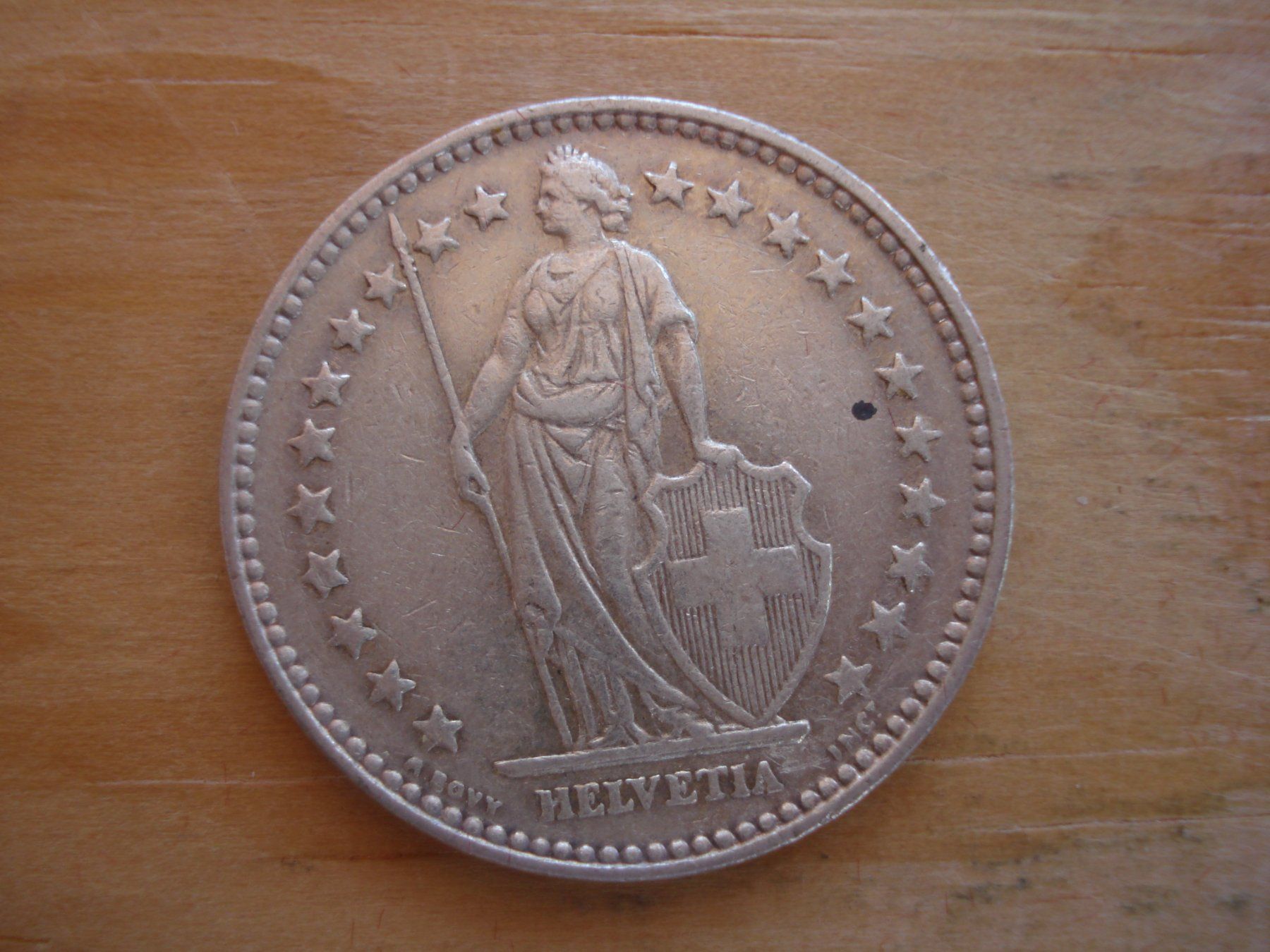 Alle Münzen: (C1) 2 Franken 1936 VZ – Gebraucht aus Erlach von Net-Coins 1