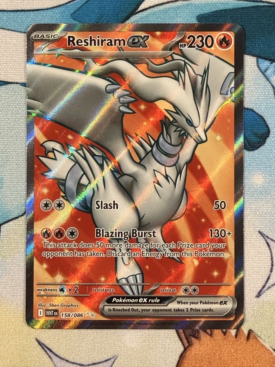 Pokémon Sammelbilder & Trading cards: Reshiram ex 158/086 – Gebraucht aus Jona von ada_jsq8