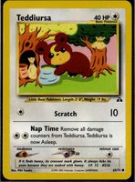 Teddiursa Neo Discovery 65/75 Pokémon 2001