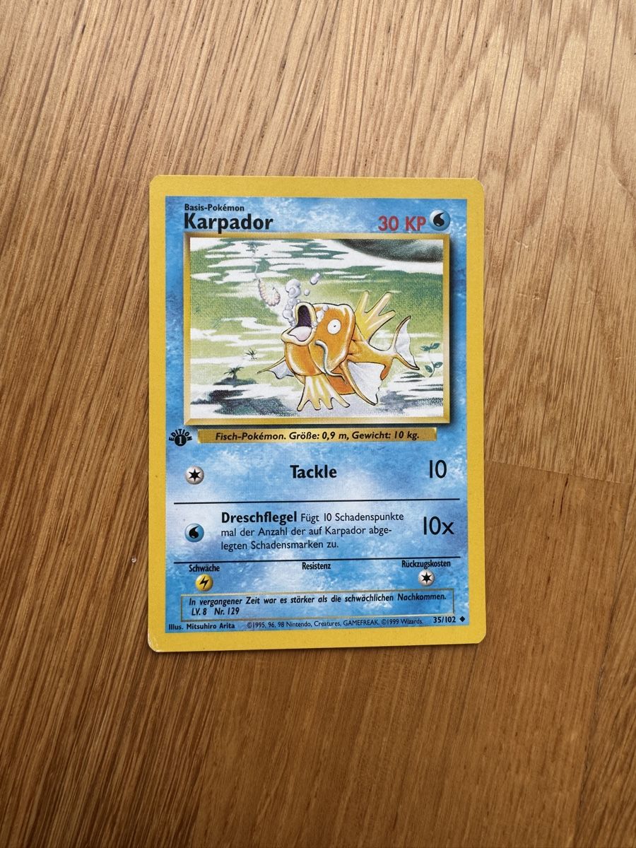 Cartoline: Karpador first Edition  – Usato da Meinisberg venduto da Knightdeals