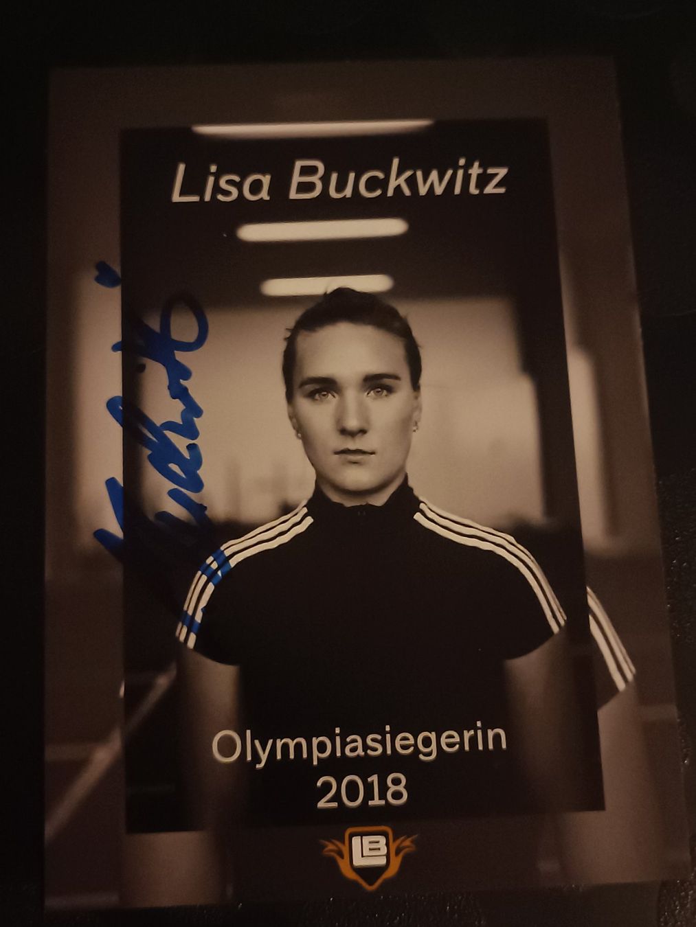 Autografi: Lisa Buckwitz - Olympia Gold - handsignirt – Usato da Menziken venduto da Artographs