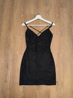Glitzerkleid Schwarz
