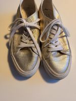 Goldene Sneakers, Gr. 38, ideal für den Sommer!