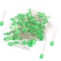 Rechteck-LED 2x5x7mm grün, 10 Stück