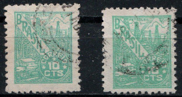 Tutti i francobolli: 2 Timbres Brésil - 1904 -  Oblitérés 10 Cts. – Usato da Blonay venduto da Leglaude_01