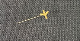 Swissair Anstecknadel / Pin Goldig - Rarität für Sammler!