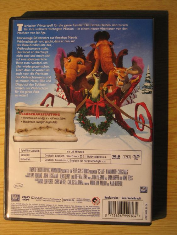 DVD Ice Age eine coole Bescherung Kaufen auf Ricardo