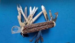 VICTORINOX SWISSCHAMP MIT HORNSCHALEN NEU!