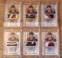 6x Calvin Thurkauf HC Lugano Blue Jackets Auto Patch Limited