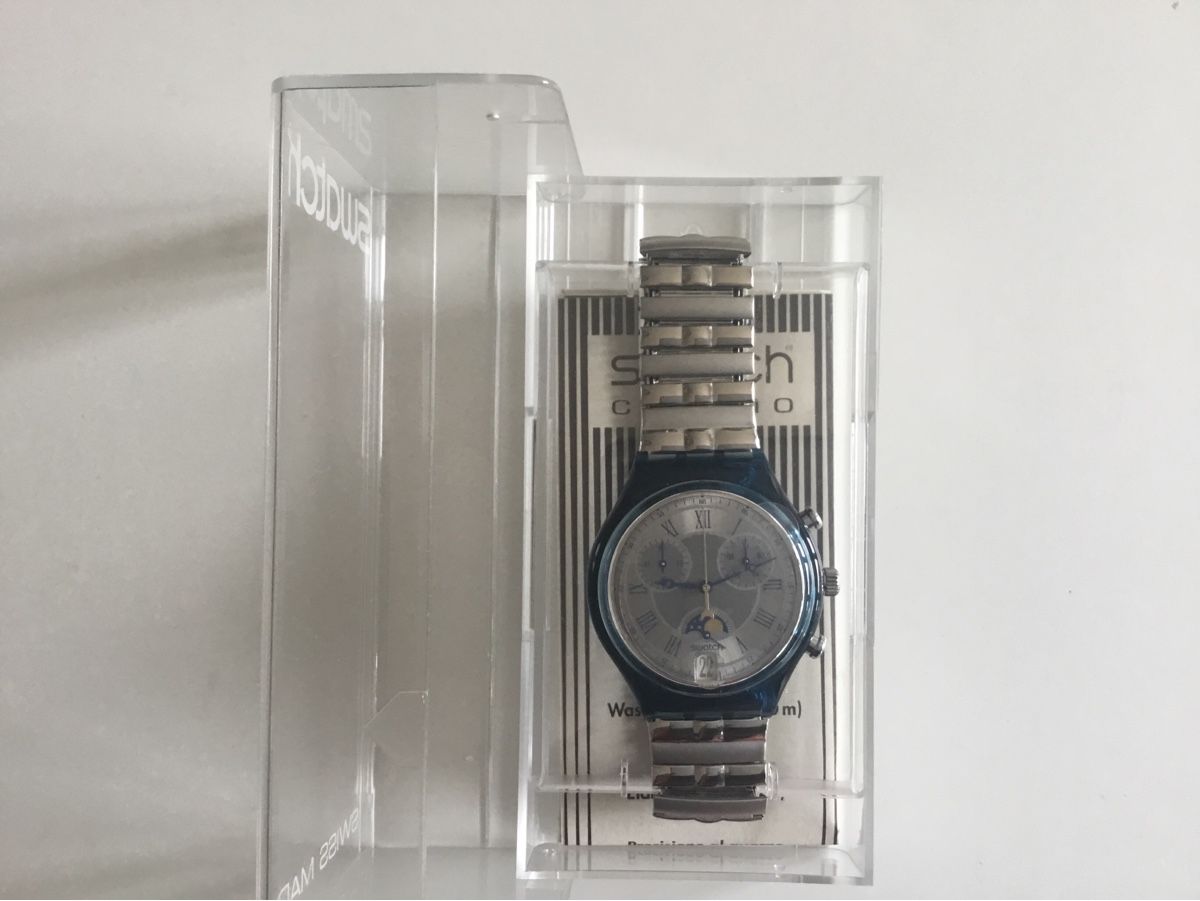 Swatch Uhren: Swatch Moonphase SCN-402 new, extremely rare, never used. – Neu und originalverpackt aus Pully von PongDayOne 1