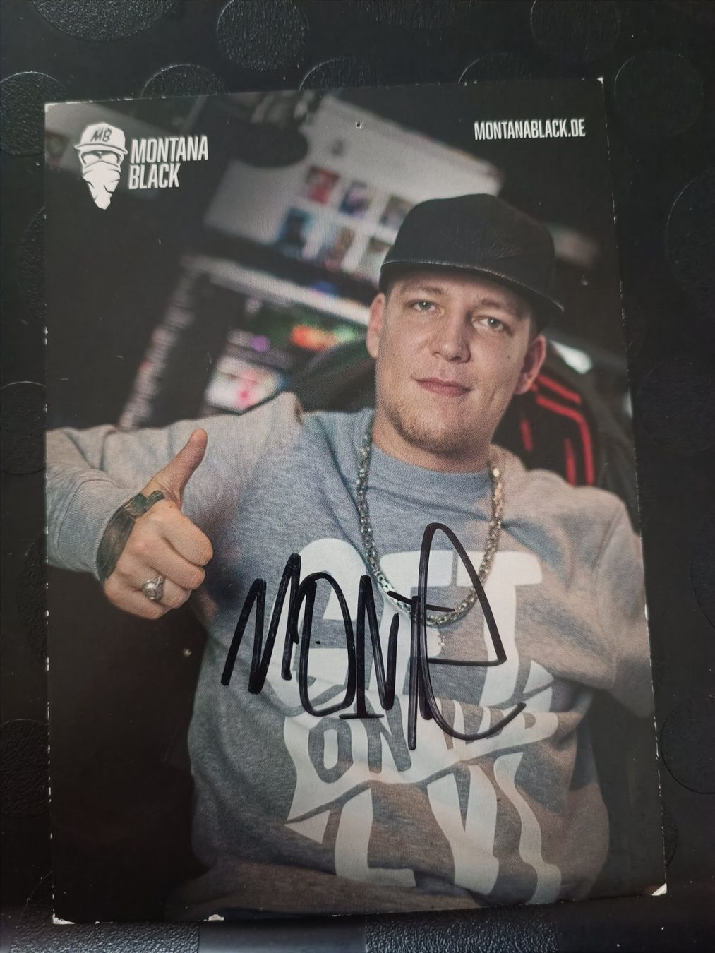 Autogramme: Monte / MontanaBlack - handsignierte Autogrammkarte - selten – Gebraucht aus Menziken von Artographs