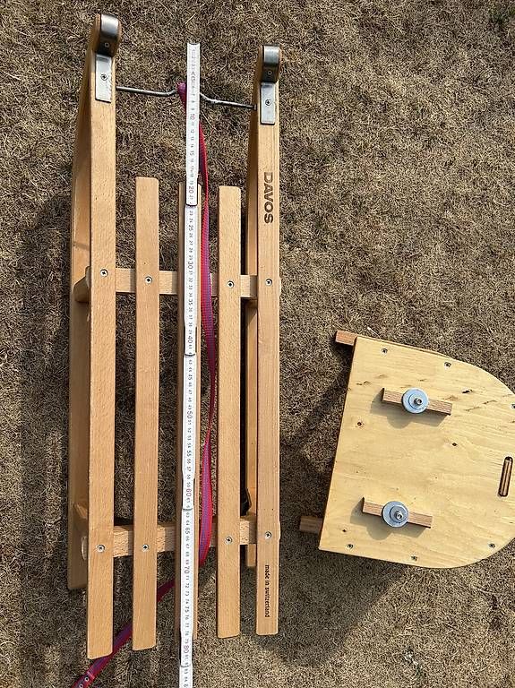 Schlitteln: Original Davoser Schlitten mit Babysitz – Gebraucht aus Zollikofen von waba02 4