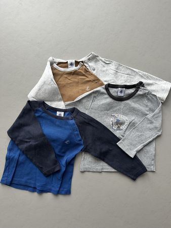 3 Petit Bateau Langarmshirts 18M/81cm,