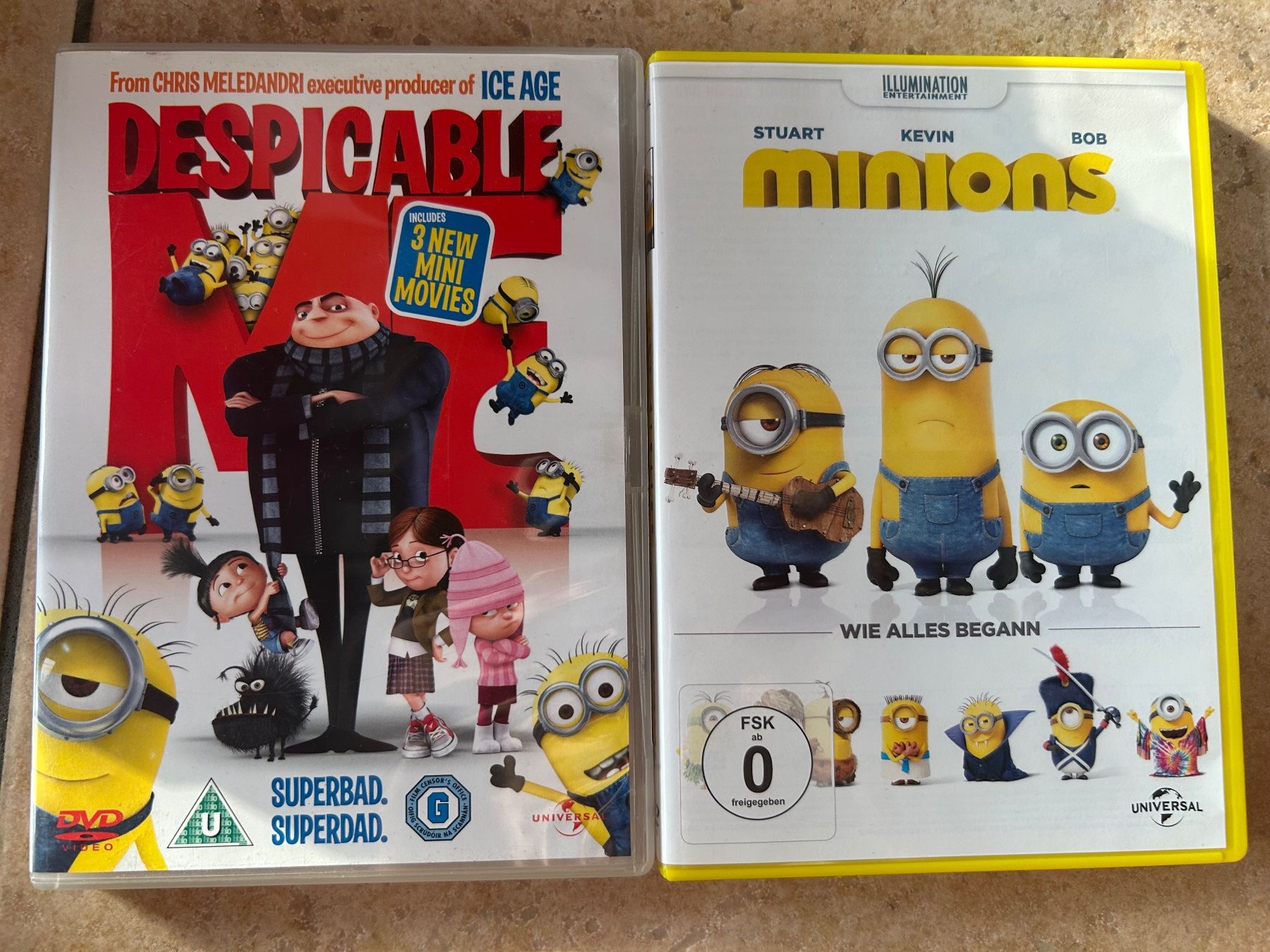 Alle DVDs: DVD Set: Despicable Me & Minions – Gebraucht aus Oberkulm von angela_05