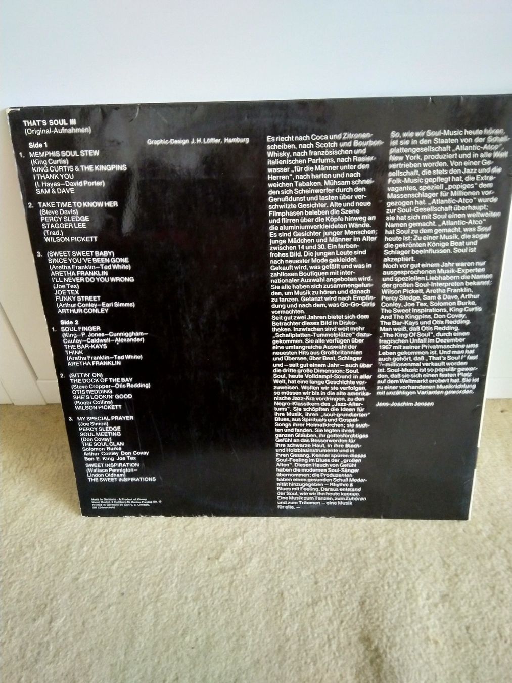 Dischi in vinile: LP Vinyl That's Soul 3 ATLANTIC GERMANY – Usato da Hinwil venduto da liliane2011 2