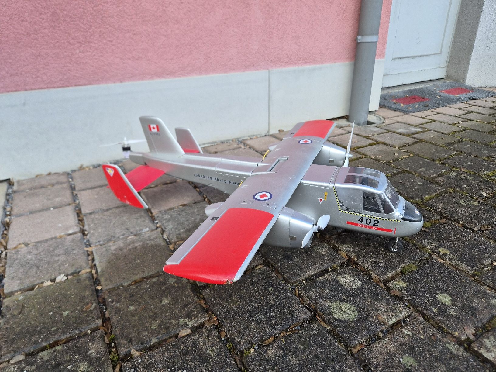 RC Modellbau: RC Modellflugzeug Canadair CC-115 Buffalo, Oldtimer! – Gebraucht aus Mollis von Gamisch1 1