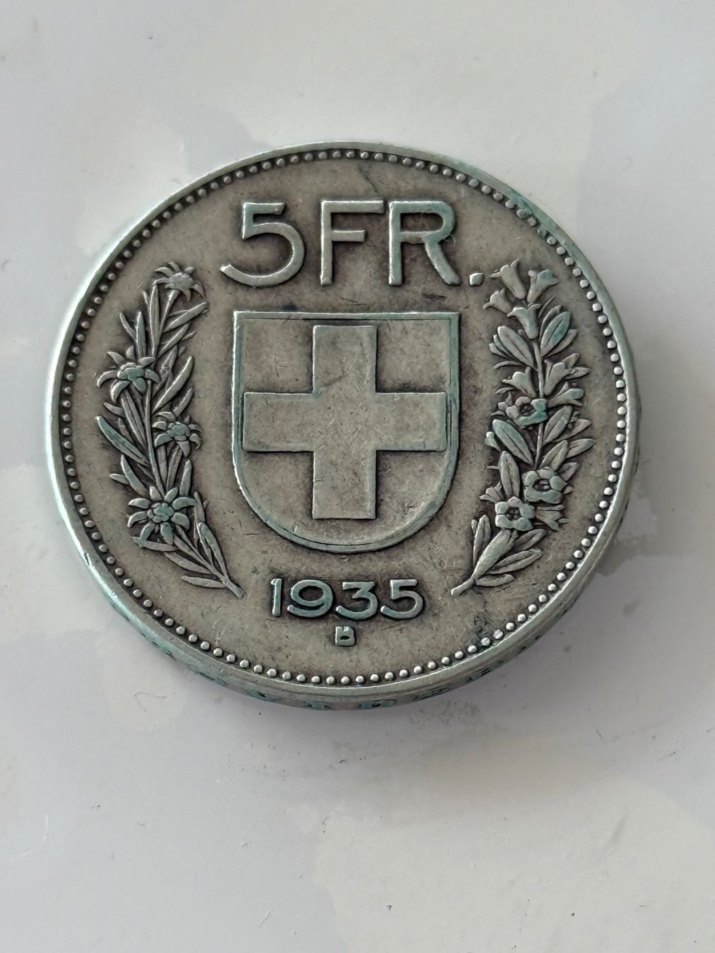Tutti le monete: 5 Franken 1935  Silber – Usato da Wallisellen venduto da SWISS_SILVER1