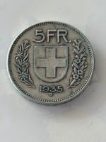 5 Franken 1935  Silber