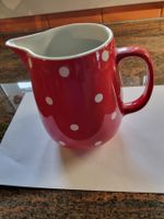 Rössler  Milchkrug rot mit Punkten, Swiss Design