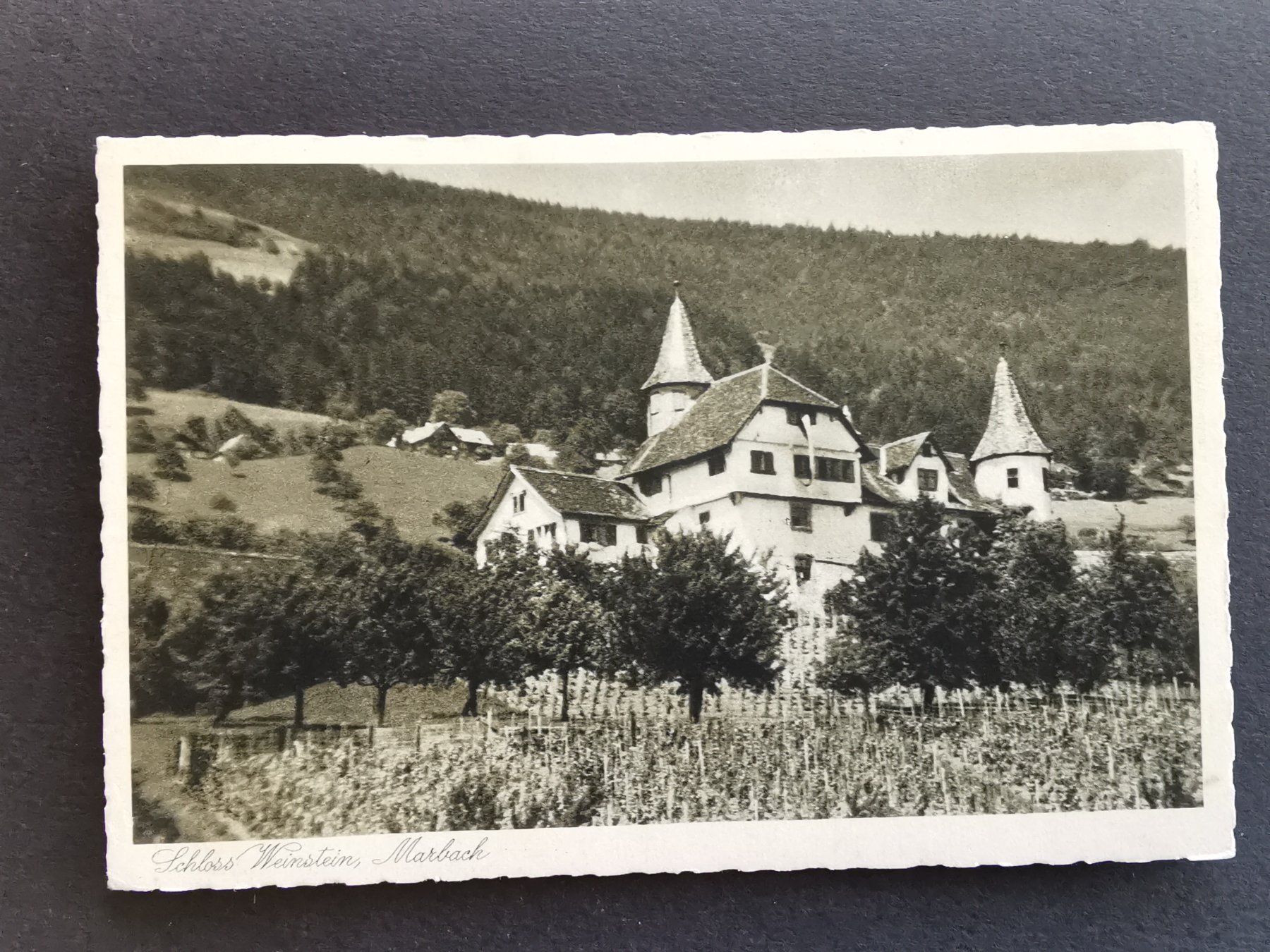 Cartoline postali: Marbach   Rheintal   Ansichtskarte   1934   Werbekarte – Usato da Rheineck venduto da kat_7gld