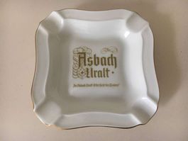 Asbach Uralt Aschenbecher, Heinrich Porzellan, weiss,Vint...