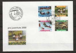 FJ2000 - FDC Pro Juventute 2000